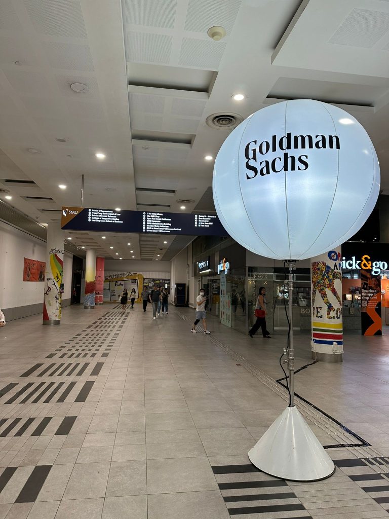 Customized lighted balloon stand rental
