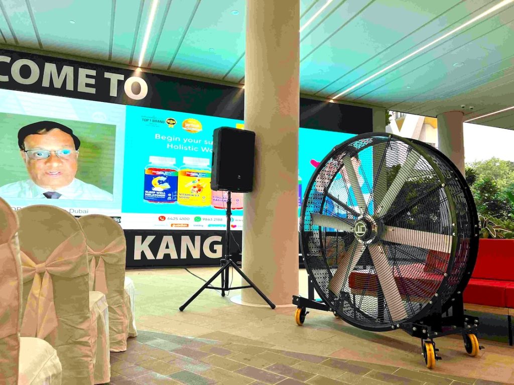 giant fan for family day events singapore