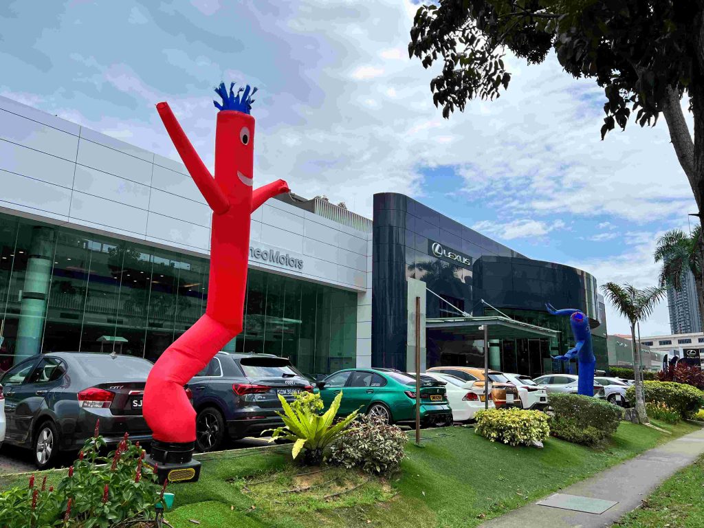 red dancing tube rental in singapore