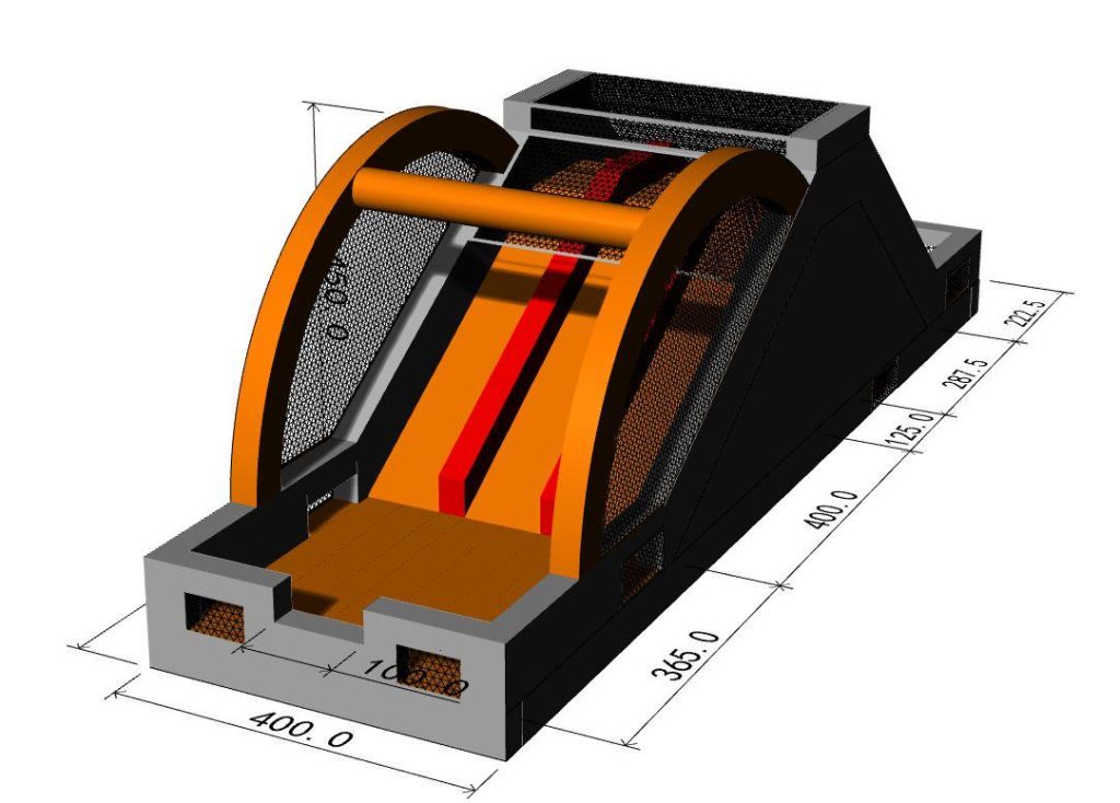 3D customised bouncy Castle mock up Singapore