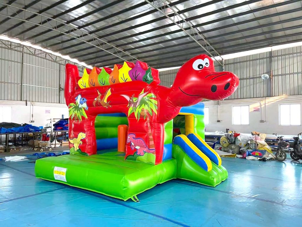 Red Dino Bouncy Castle Rental Singapore
