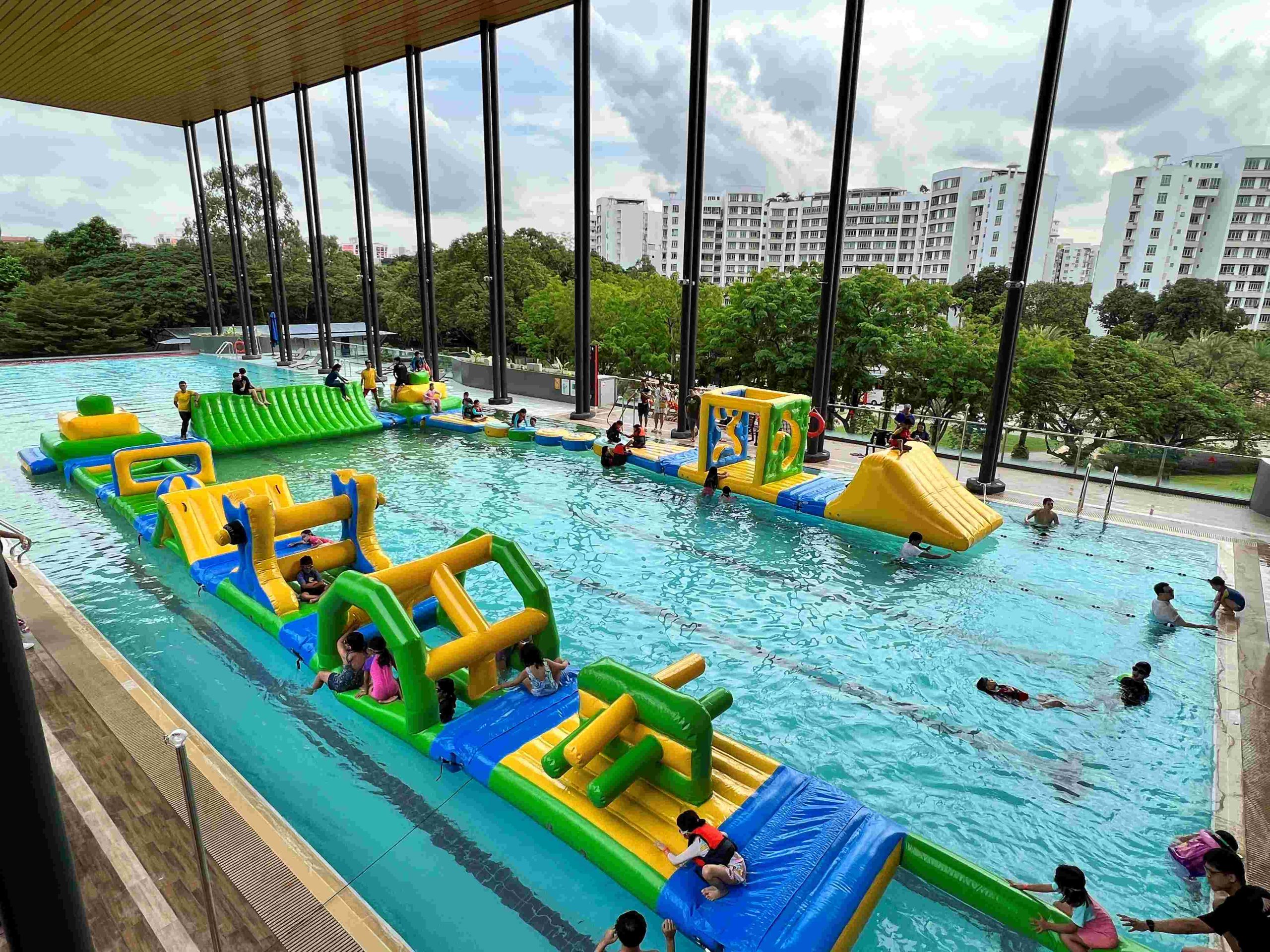 customisable water inflatable challenges scaled