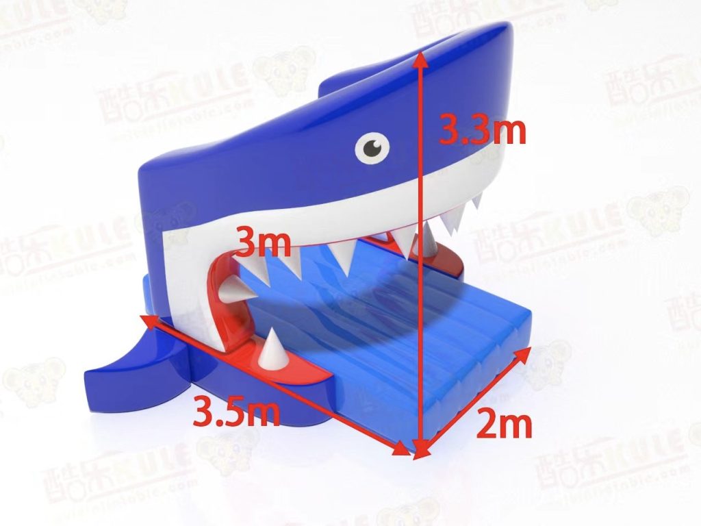 Shark Water Inflatable Obstacle Course