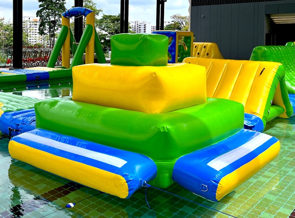 Square Rock Water Inflatable Obstacle Course