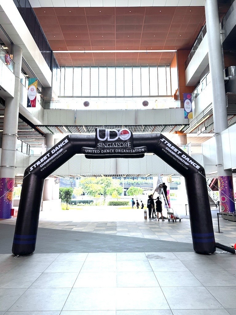 Custom inflatable arch rental as event entrance in Singapore