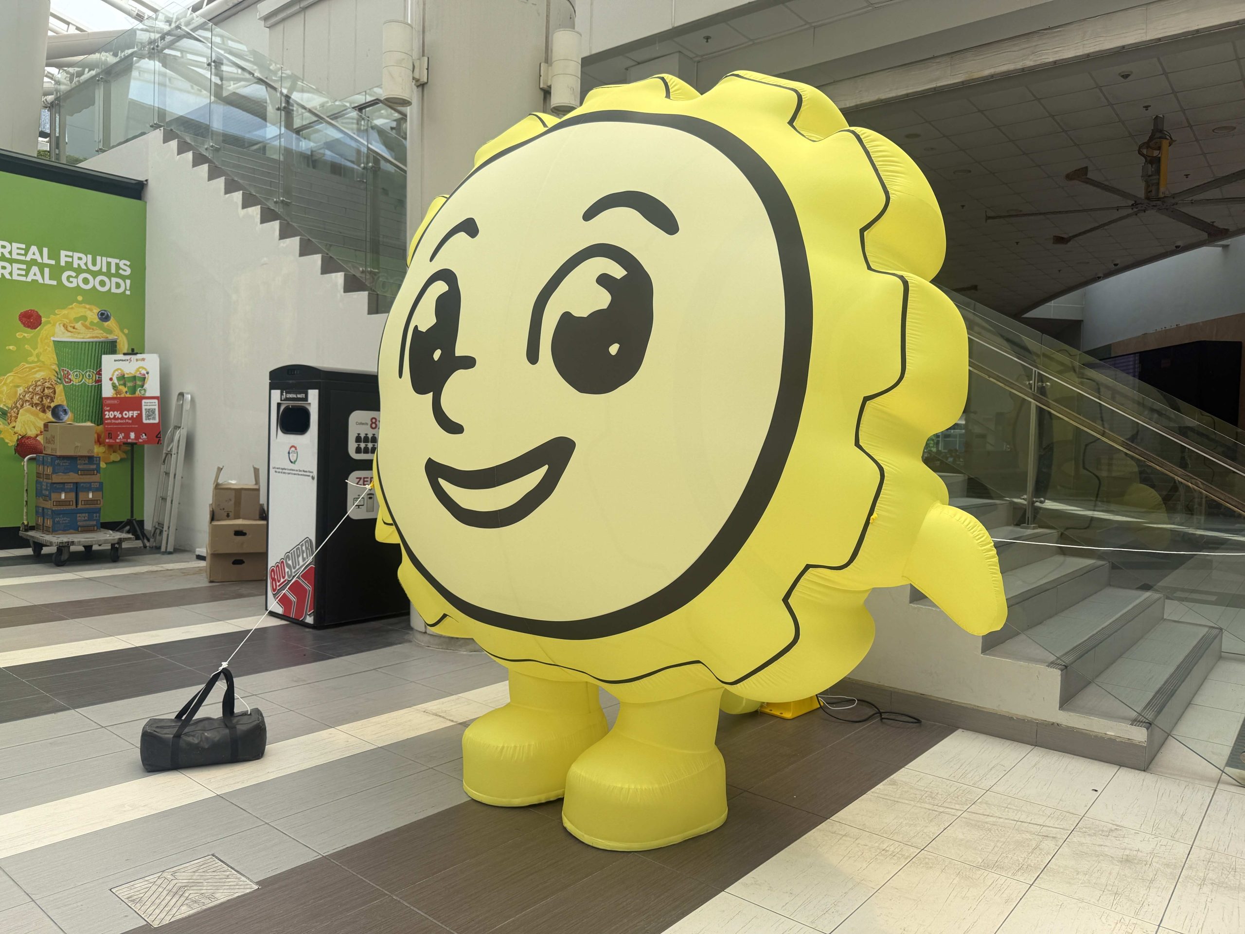 Giant inflatable mascot Advertising Balloon Singapore rental display