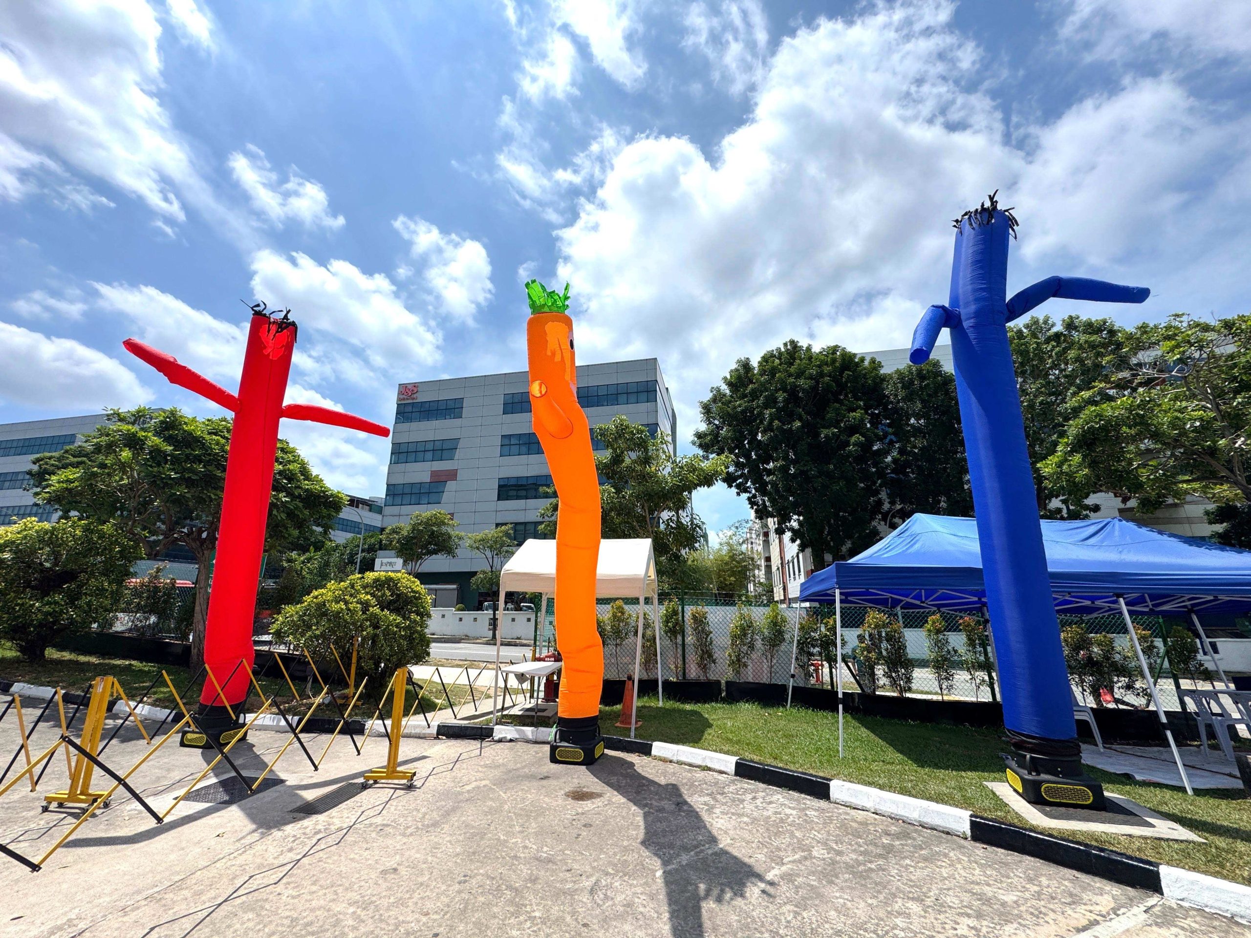 Inflatable air dancers tube man rental as Advertising Balloon Singapore for outdoor event