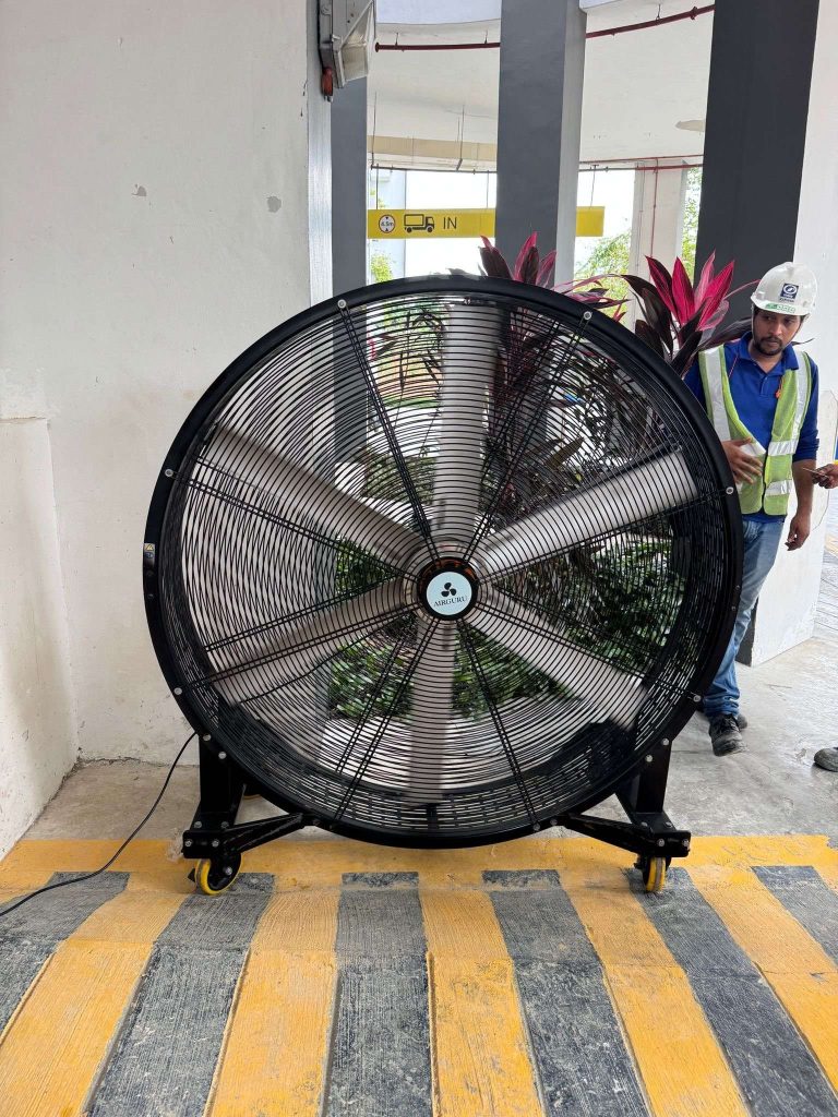 large industrial fan airguru event equipment rental singapore