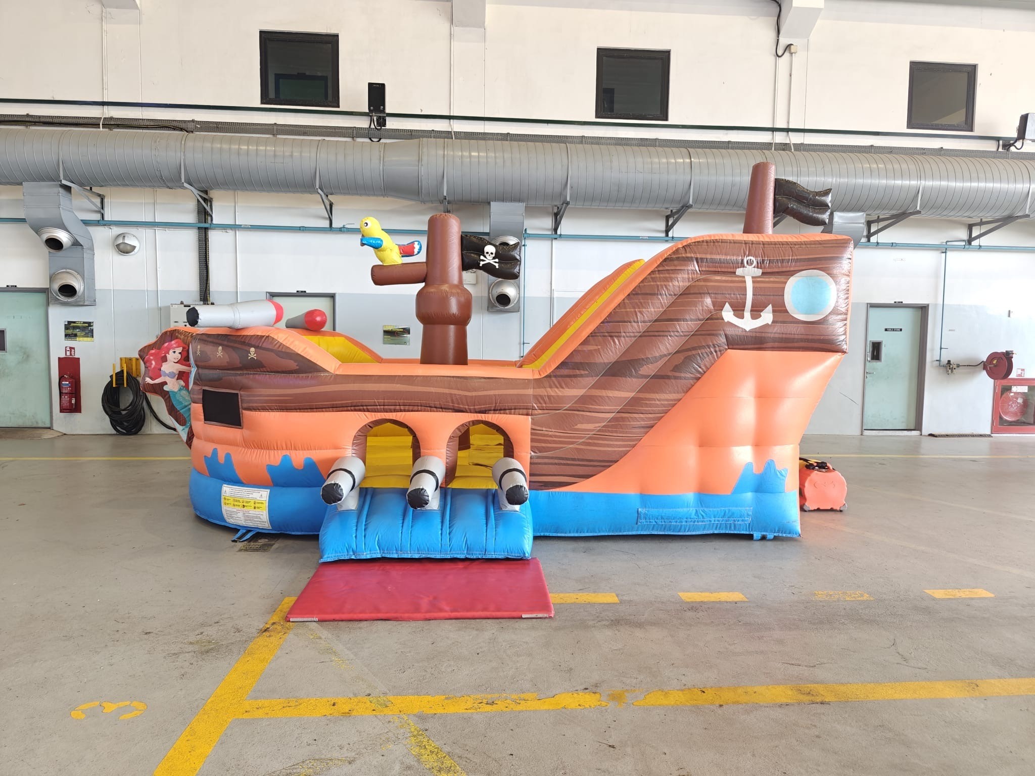 Pirate ship bouncy castle inflatable slide rental in Singapore