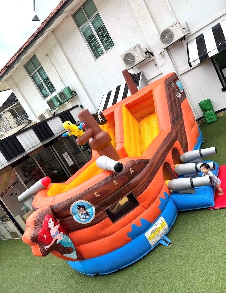 Pirate ship bouncy castle rental for kids party Singapore