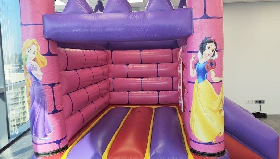 Princess bouncy castle rental for kids party in Singapore